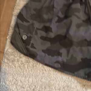 Camouflage Jacket with Black and Gray Pattern